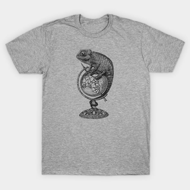 "Globe Trotter" T-Shirt by Collywobbles Originals